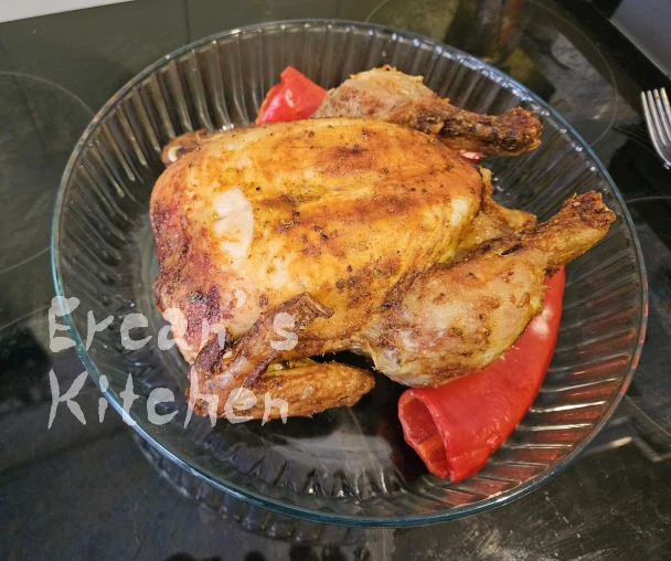 Airfryer'de Bütün Tavuk