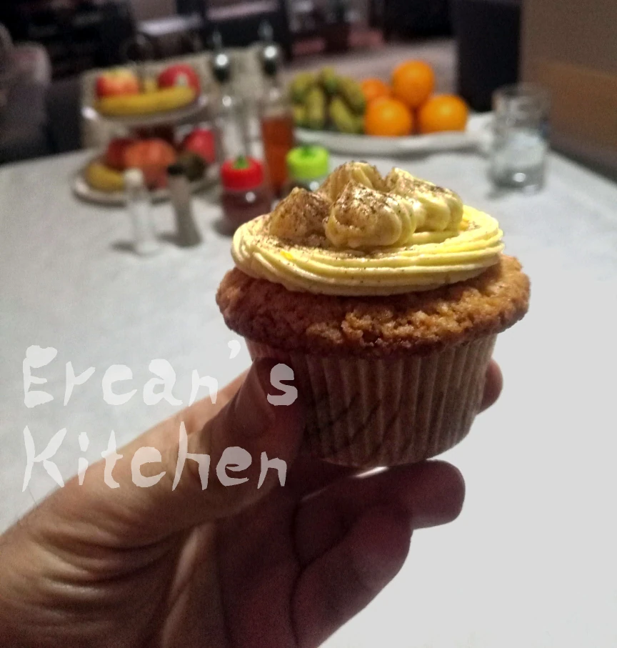 Balkabaklı Cupcake