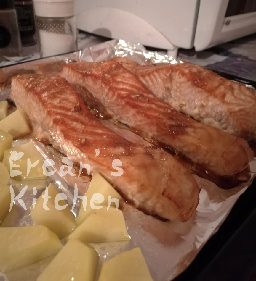 Fırında Soya Soslu Somon